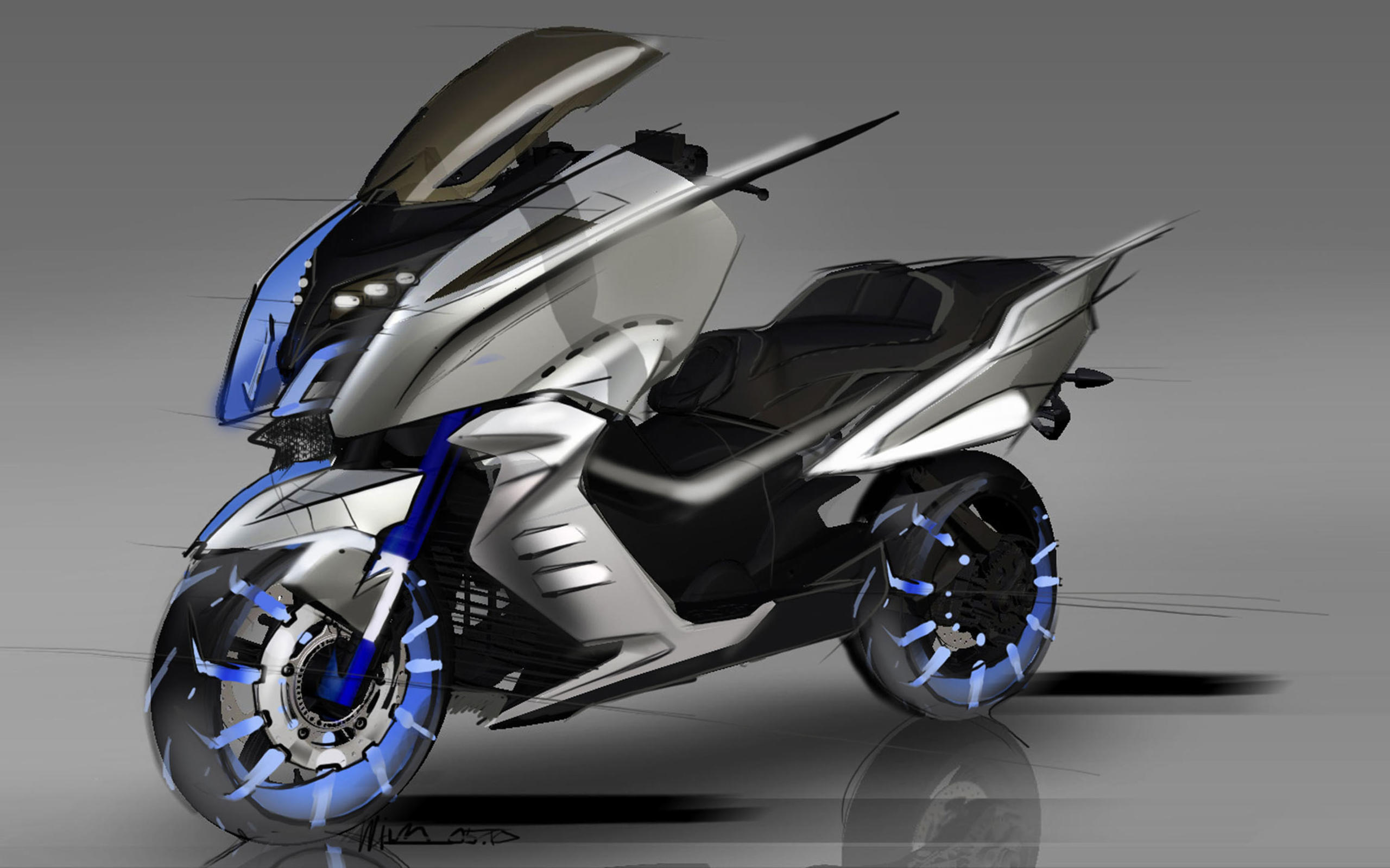 炫酷霸气摩托车高清电脑桌面壁纸