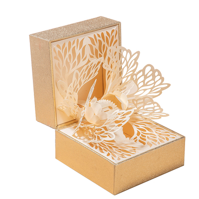 aitcard立体戒指礼盒情侣告白求婚礼物高档首饰盒企业定制包装盒