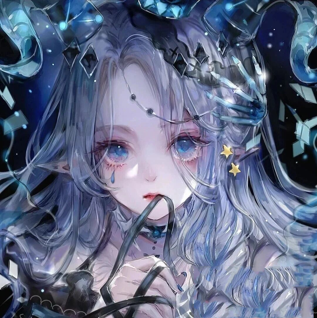 暗黑系女生头像