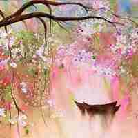 迷人醉有质感的水彩风景画_微信头像图片大全