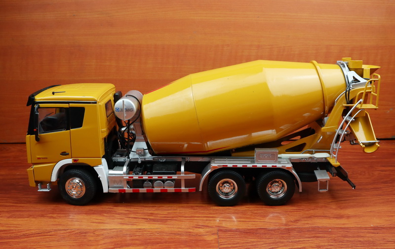 124xcmg徐工汉风搅拌车混凝土运输车水泥卡车模型白绿色无货