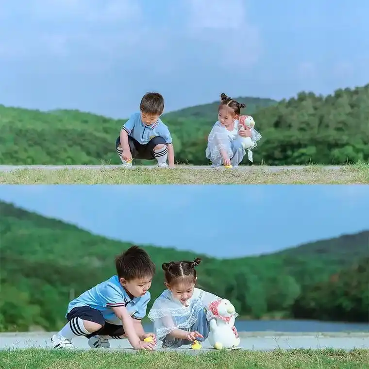 儿童摄影青梅竹马一起长大