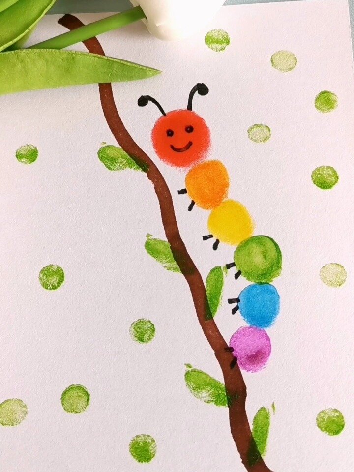 手指印毛毛虫