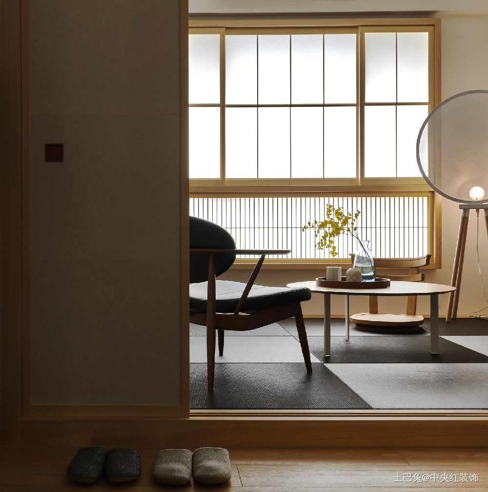 风格原木装饰客厅客厅日式119m05三居设计图片赏析--土巴兔装修效果