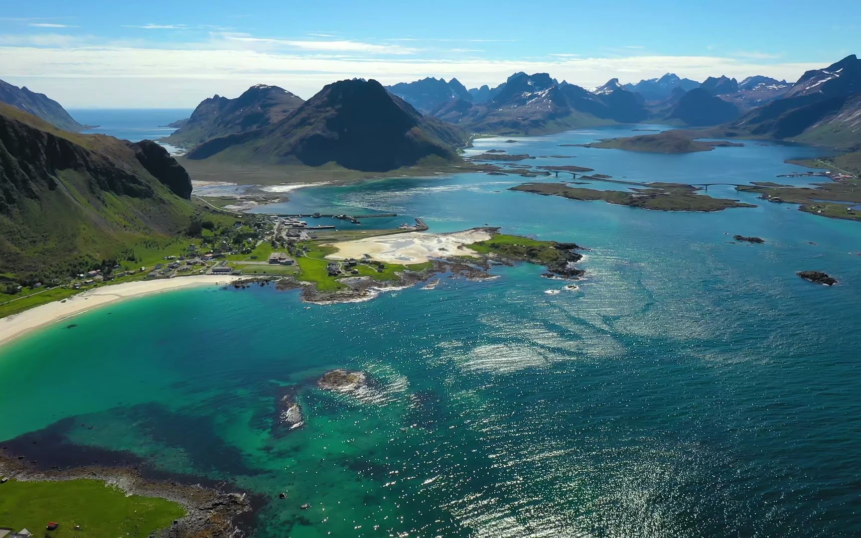 drone view angle (12k uhd) cinematic 12k hdr 240fps norway dolby