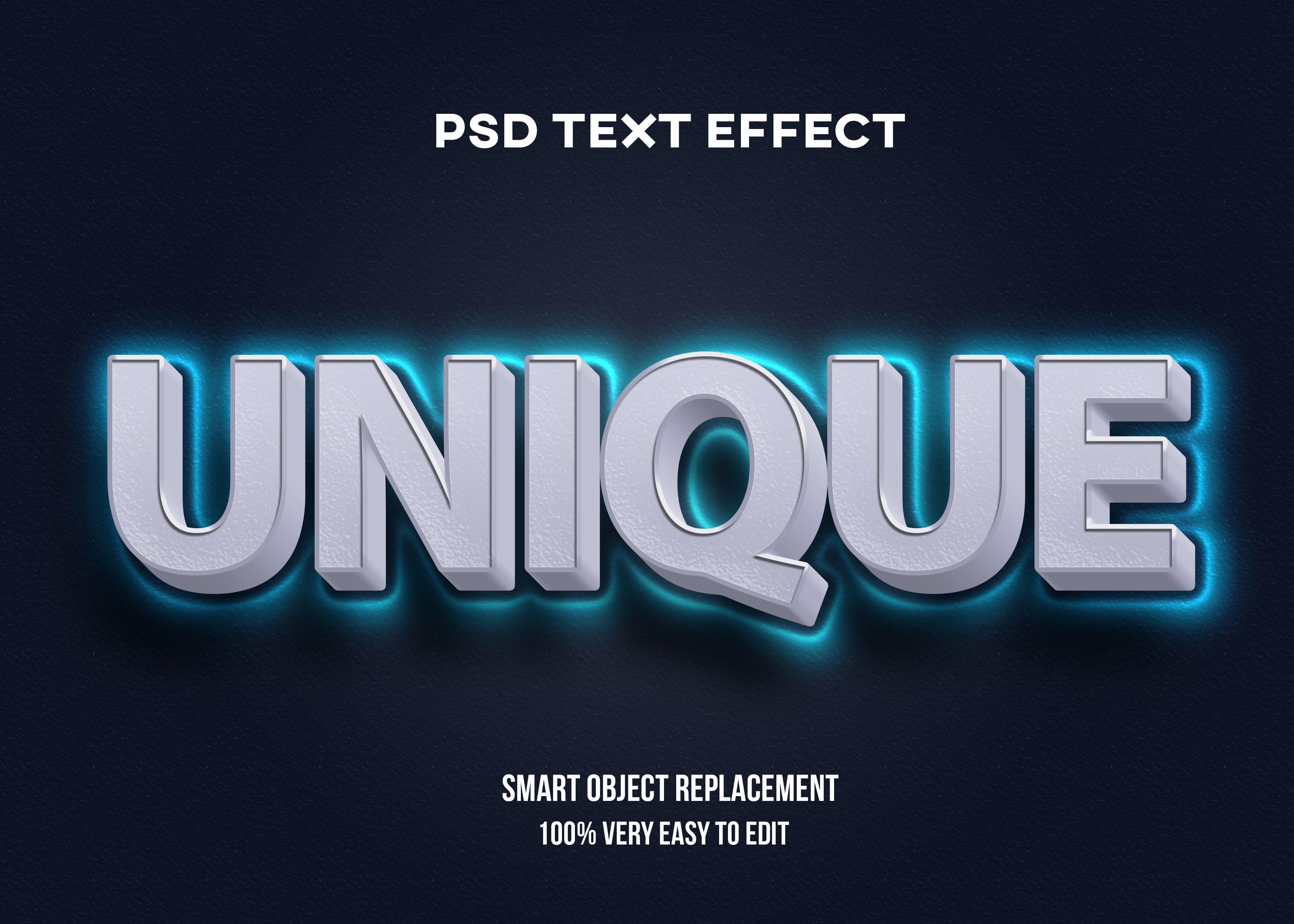 60款炫彩3d立体logo海报标题特效字体设计ps样机素材3dtexteffect