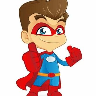 小超人简笔画彩色