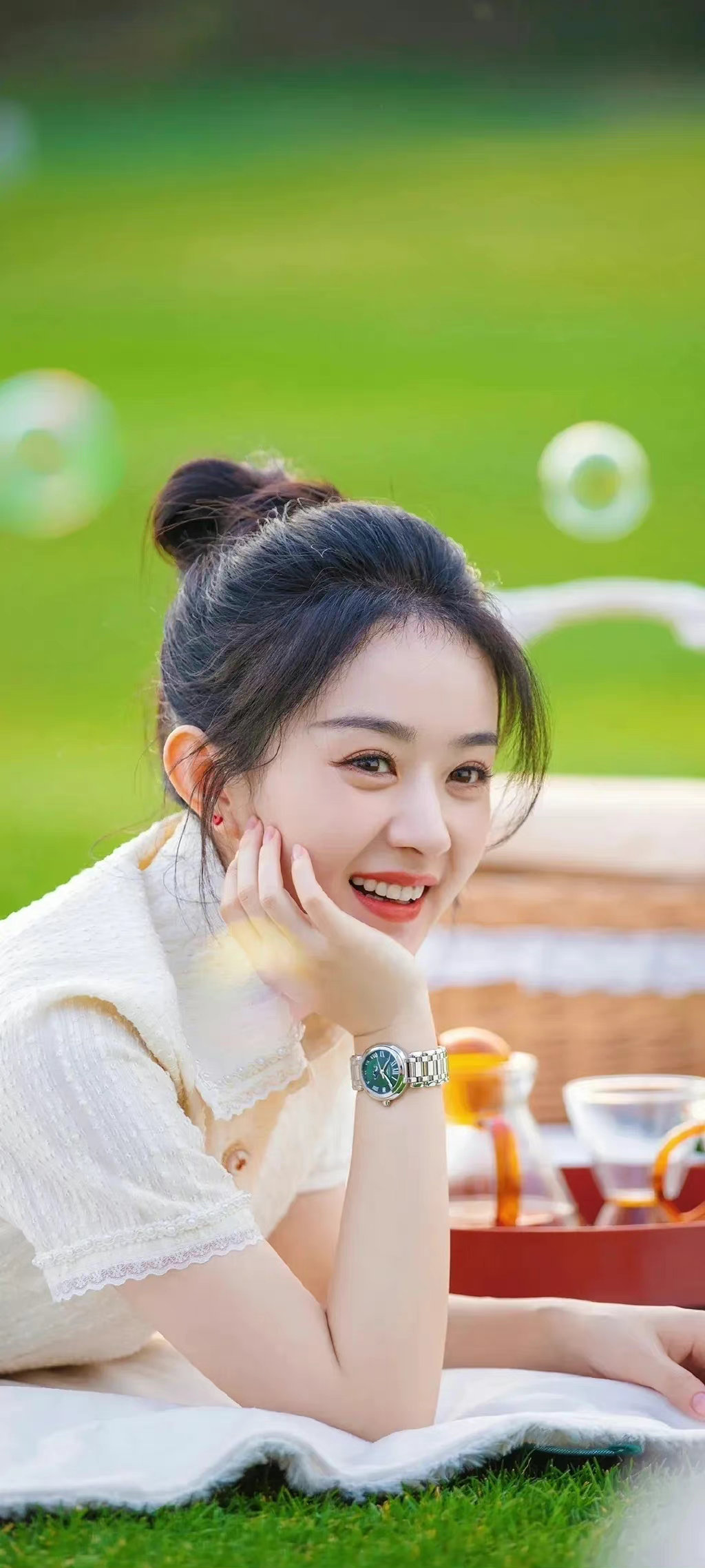 赵丽颖全面屏手机壁纸古韵风温婉风暗黑风你喜欢哪种