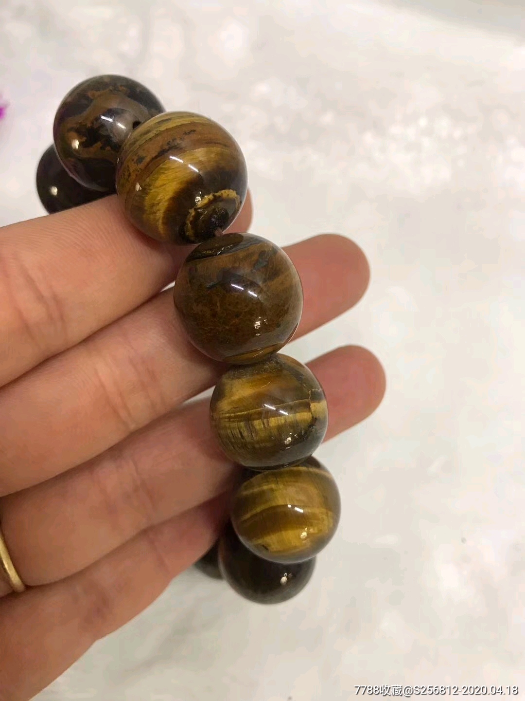 猫眼石手串.