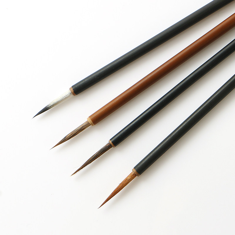 工笔画勾线笔描边笔绘画毛笔用品临摹国画工具人物毛笔