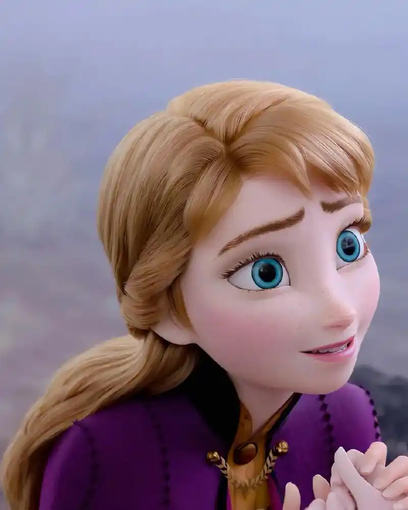 冰雪奇缘2剧照#冰雪奇缘安娜公主 - 抖音