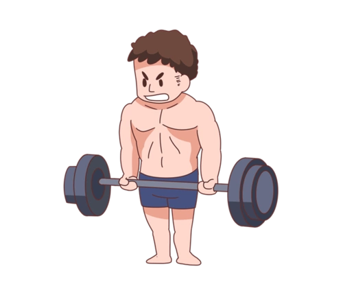 练腹肌人物矢量图-卡通练腹肌人物矢量图人物矢量图素材下载_懒人图库