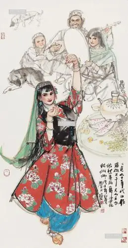 1999年作 缘影 镜心 纸本