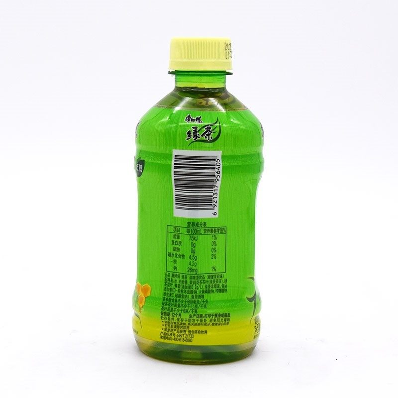 康师傅绿茶低糖蜂蜜茉莉味330ml12瓶迷你小瓶装饮料