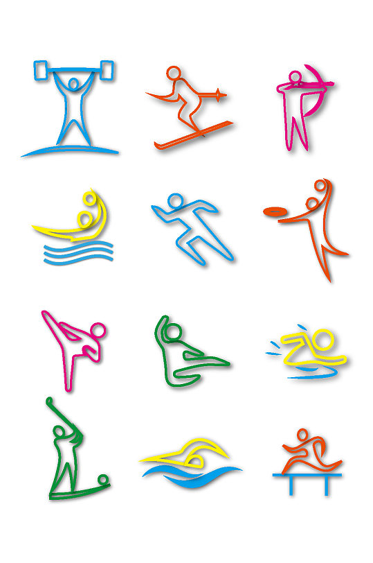 体育运动图标元素-体育运动图标元素图片-体育运动图标元素素材下载