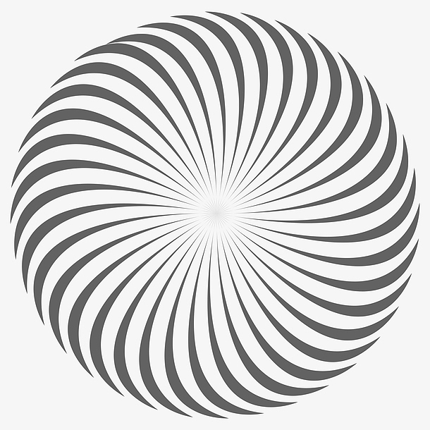 一个旋转的图形