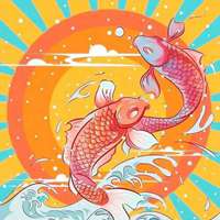 锦鲤少女在线转运头像图片_微信头像图片大全