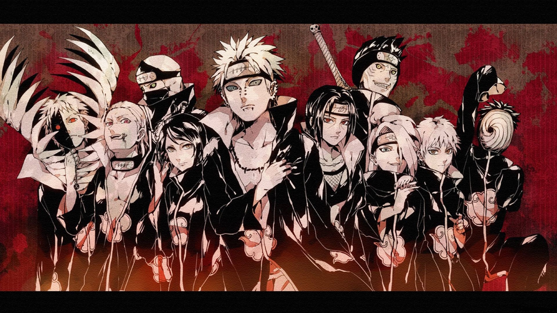 火影忍者——晓组织精美全家福,拿走不谢!