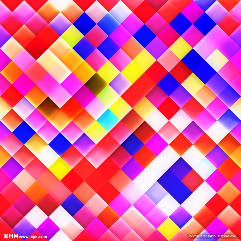 彩色格子图片