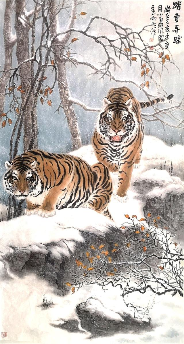 「文化发展论坛」迎国庆,话中秋——画虎名家向明专题报道