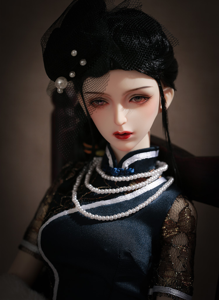 国风娃娃古装bjd3分娃hame惠美毕月乌古风御女sd关节玩偶3分娃古装