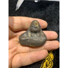 民国铜鎏金小铜佛一个-铜像/铜佛像-7788铜器收藏