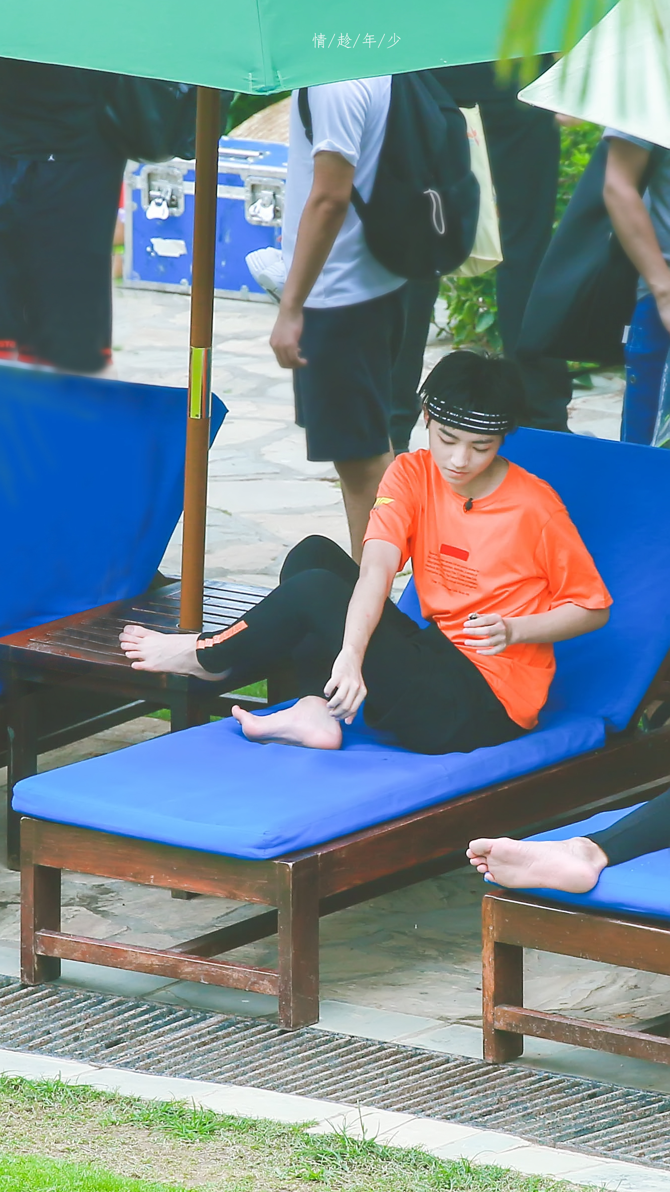 王俊凯 20170317 高能少年团 亚龙湾拍摄