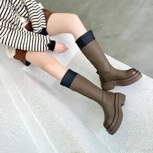 这双欧货女靴真的太好穿了!长筒靴显腿长,厚底舒适不累脚,搭配 - 抖音