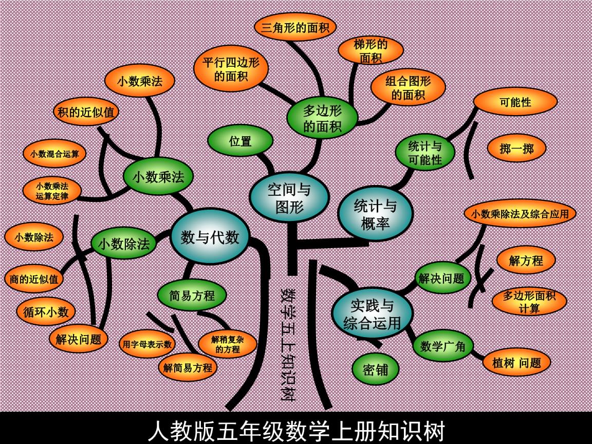五年级数学上册思维导图知识树.ppt