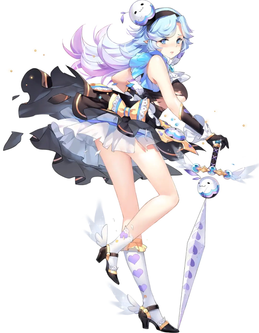 立绘素材高品质最终王冠x新世界游戏原画全身立绘美汁汁