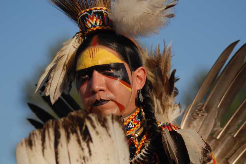 印第安土著人公元前的肖像