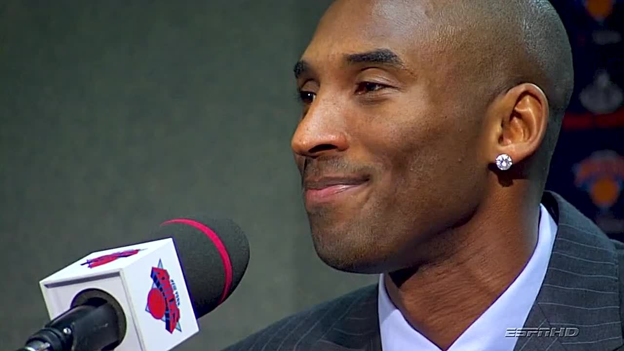 科比笑起来真的太暖了!