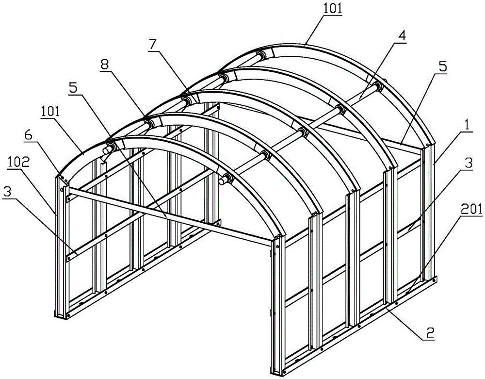 中得到了大量的应用,其基本结构都采用钢架主体辅以保温塑料薄膜组成