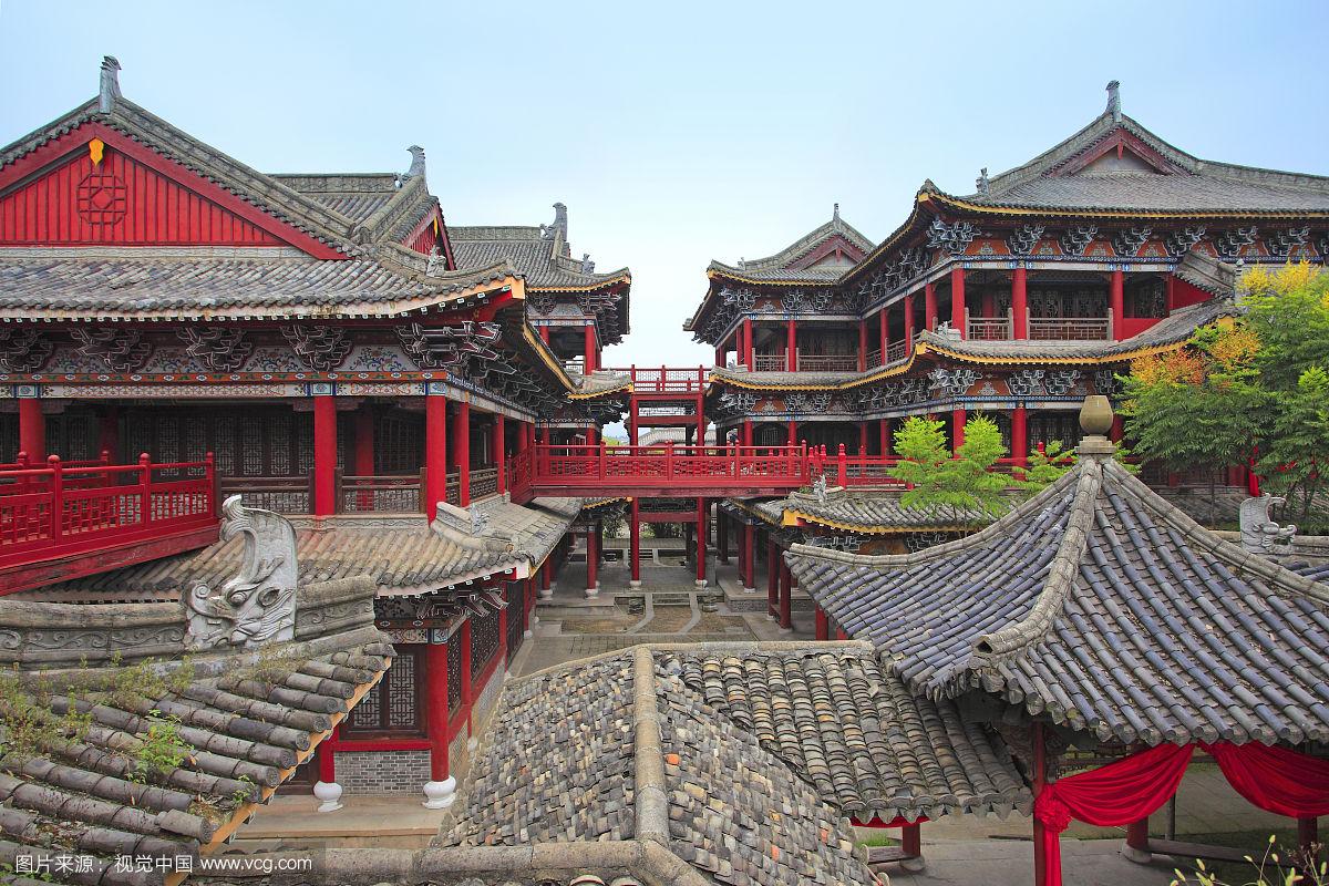 浙江横店宋代仿古建筑