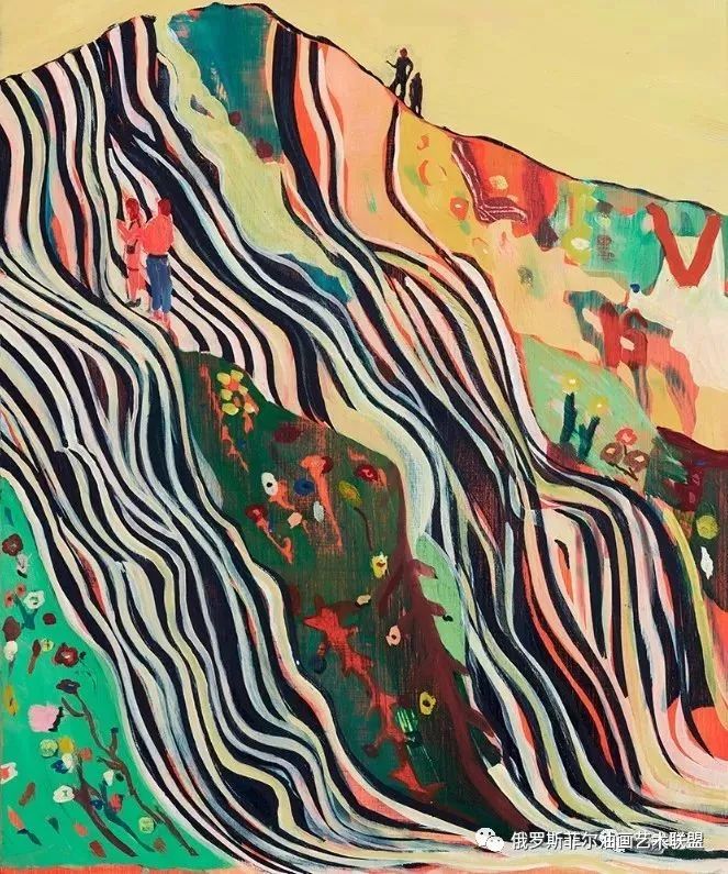 贝兰库尔作为新一代当代画家,利用抽象的绘画语言和直接的社会内容