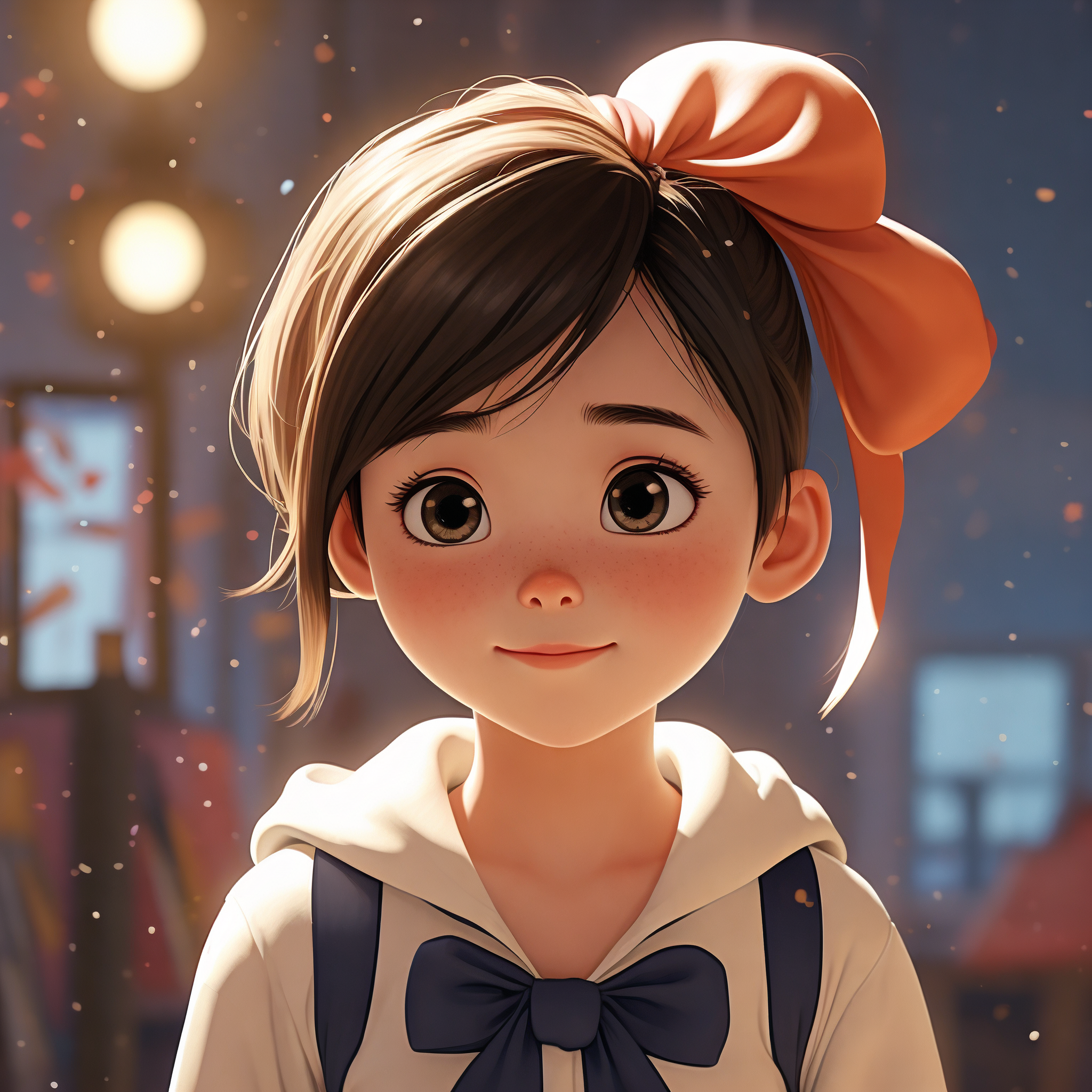 皮克斯风格女生头像96可爱又梦幻