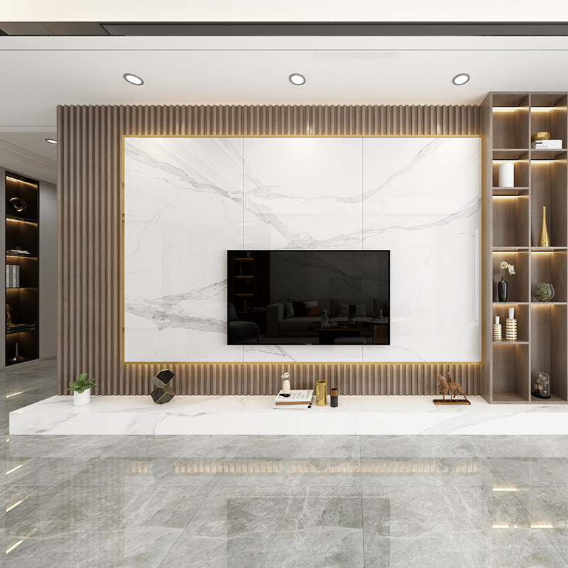 网红格栅电视背景墙装饰凹凸长城工装墙板吊顶生态板