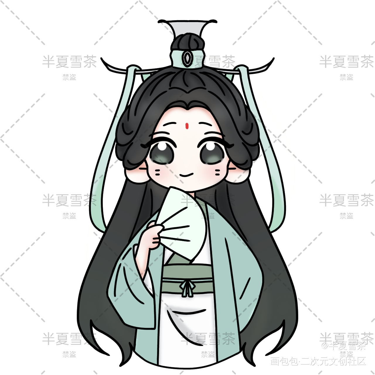【师尊】沈清秋_人渣反派自救系统冰秋沈清秋q版墨香铜臭绘画作品