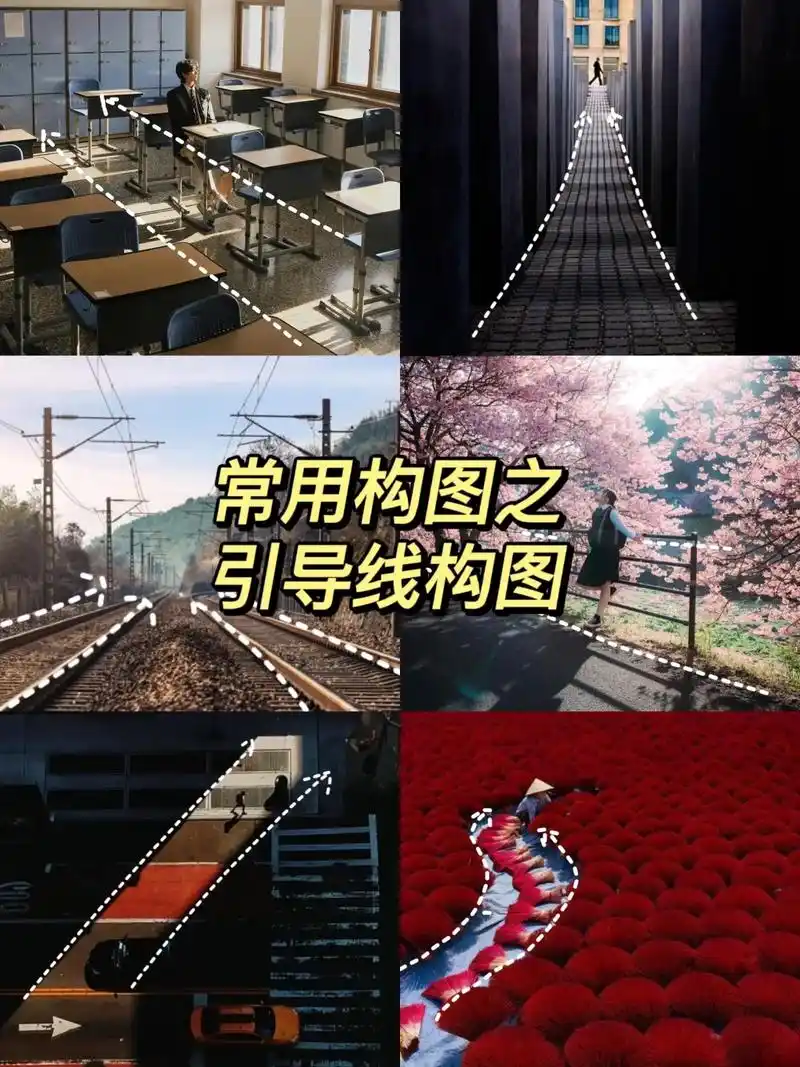 摄影初学者实用构图教学之📸引导线构图.hello同学们好呀 - 抖音