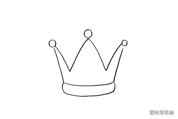 皇冠怎么画