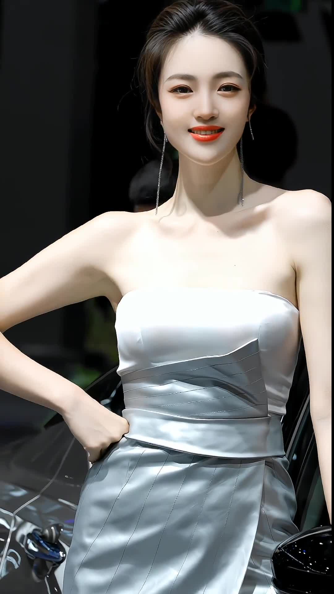 完美身材 #现场实拍 #美女车模 #最美模特