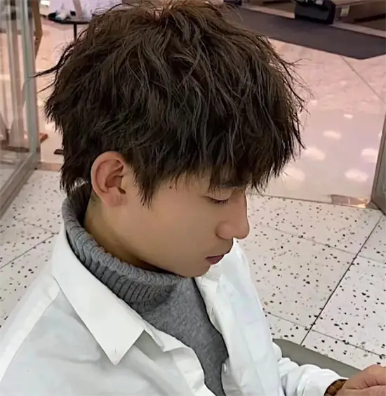 少年感十足烫发发型帅气清爽蓬松立体有型