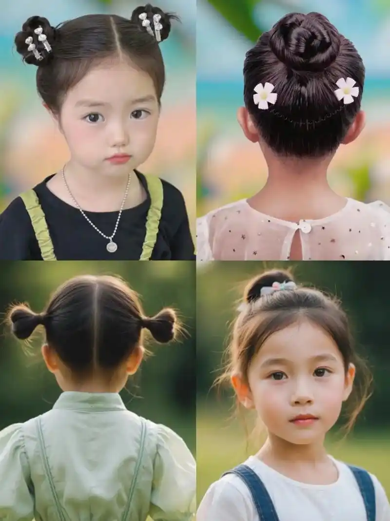 创作灵感 #人类幼崽真可爱 #小女孩发型简单扎法 #小辫小辫扎起来