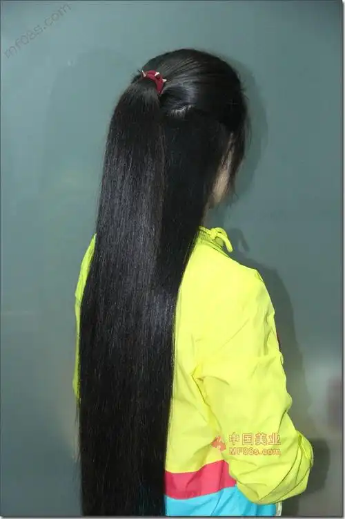 剪下北大美女70cm粗厚长发-老高341#(13)