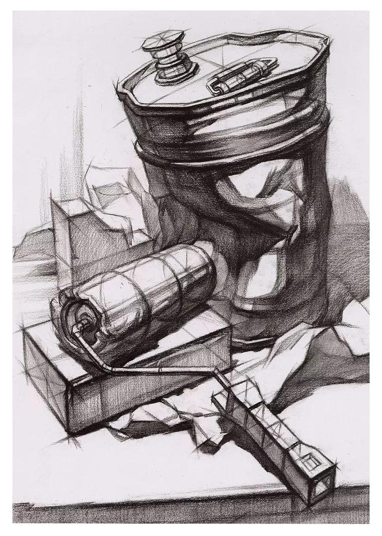 结构素描是设计教学中的一门重要课程是培养学生造型能力和设计思维