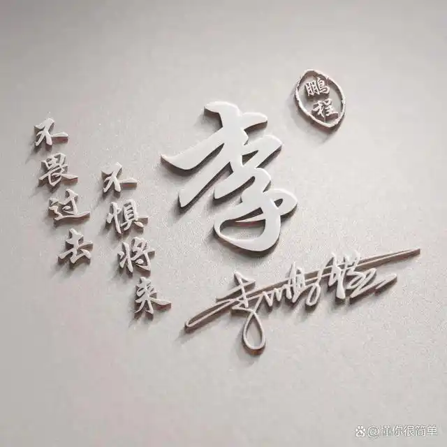 微信头像,姓氏头像,精选39张个性签名头像,留姓名我来设计