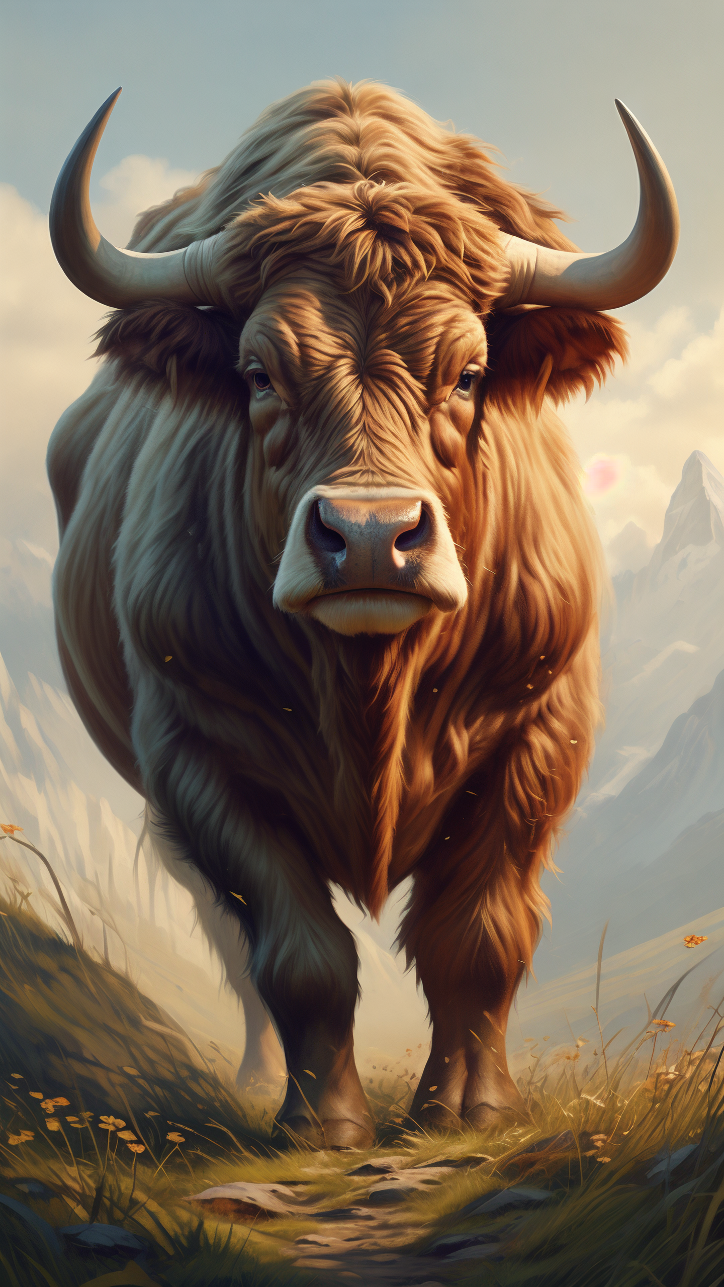 99 亲们,今天给你们带来一组超酷的牛壁纸!