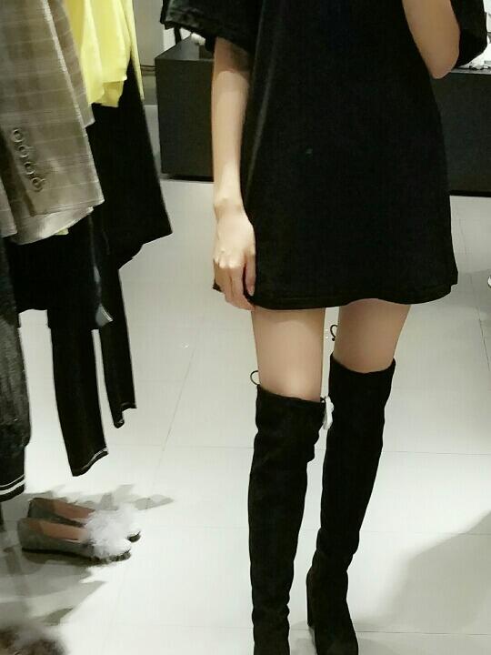 ur过膝靴每日穿搭入秋穿搭种草长筒靴初秋搭配