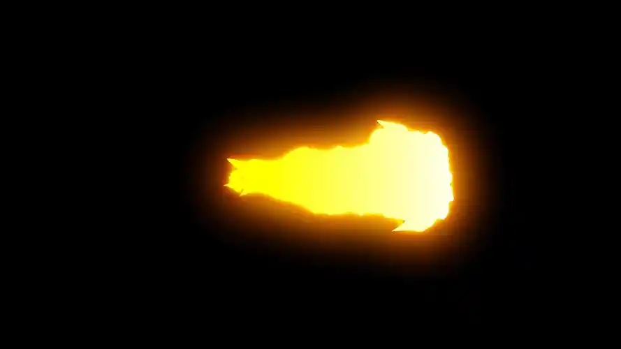 4k枪口火焰带通道后期特效视频素材枪口火焰元素