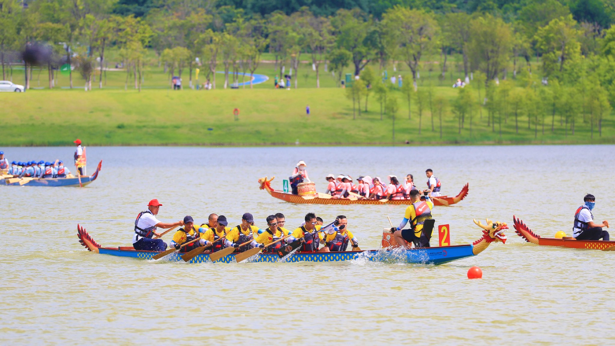龙舟比赛现场.主办方供图